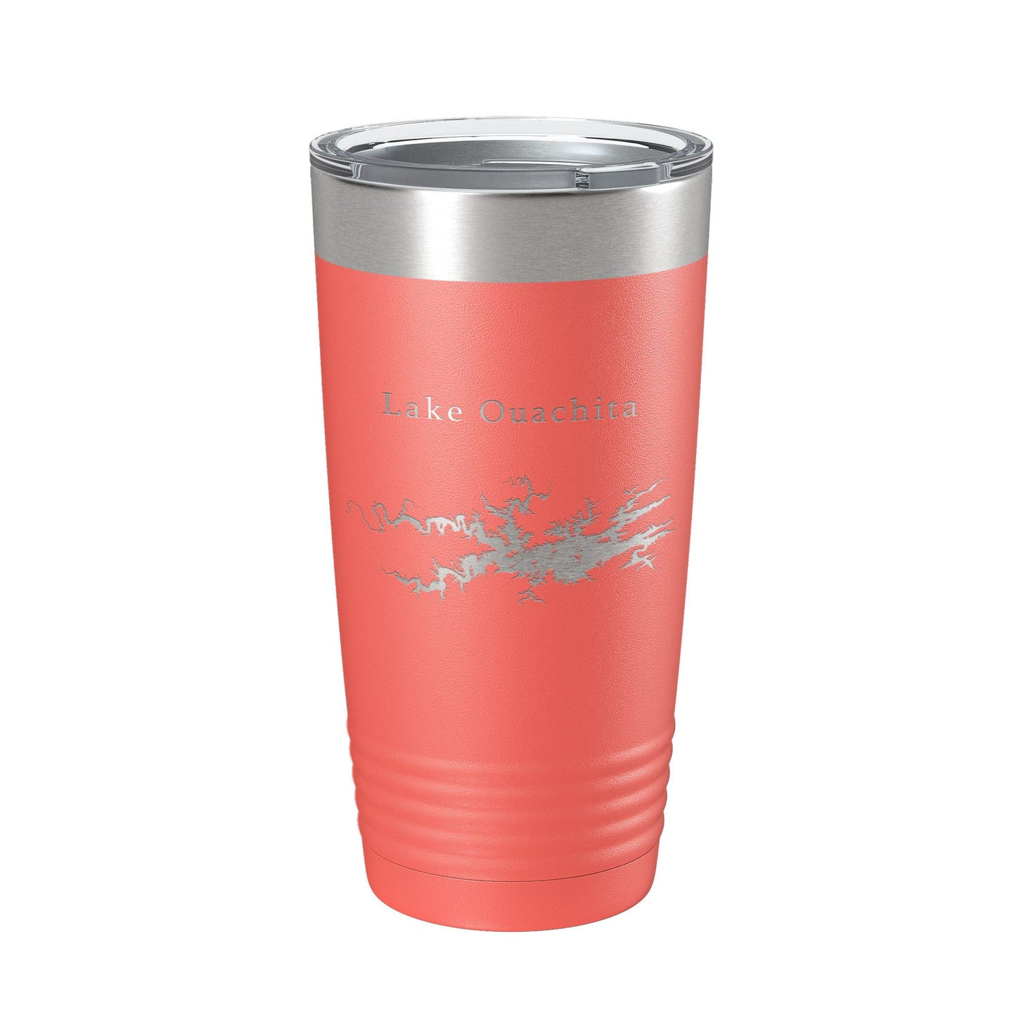 Lake Ouachita Map Tumbler Travel Mug Insulated Laser Engraved Coffee Cup Arkansas 20 oz-20