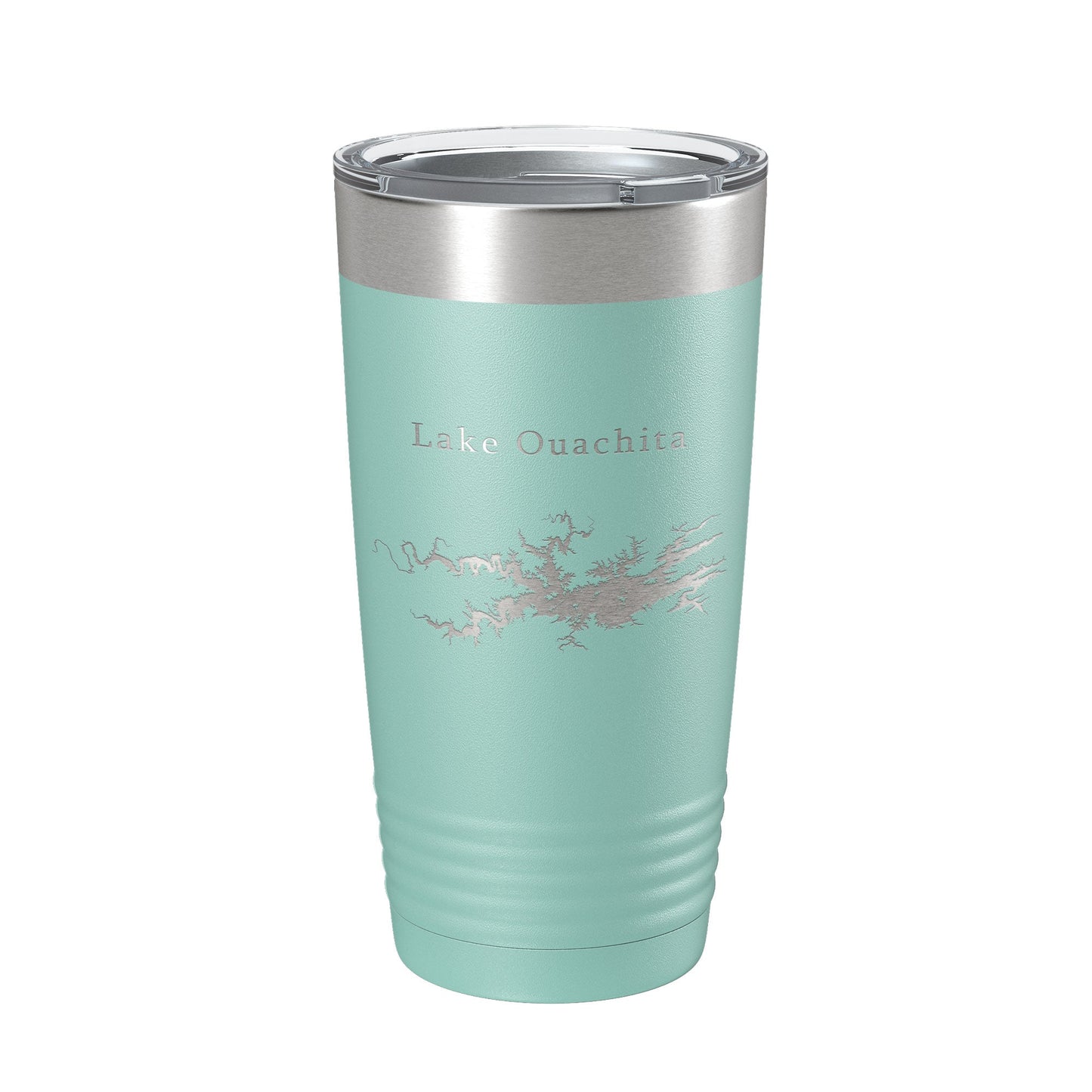 Lake Ouachita Map Tumbler Travel Mug Insulated Laser Engraved Coffee Cup Arkansas 20 oz-12