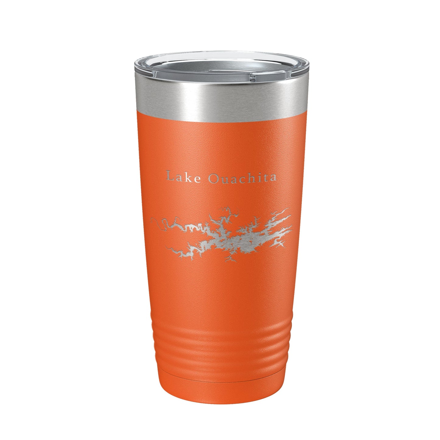 Lake Ouachita Map Tumbler Travel Mug Insulated Laser Engraved Coffee Cup Arkansas 20 oz-17