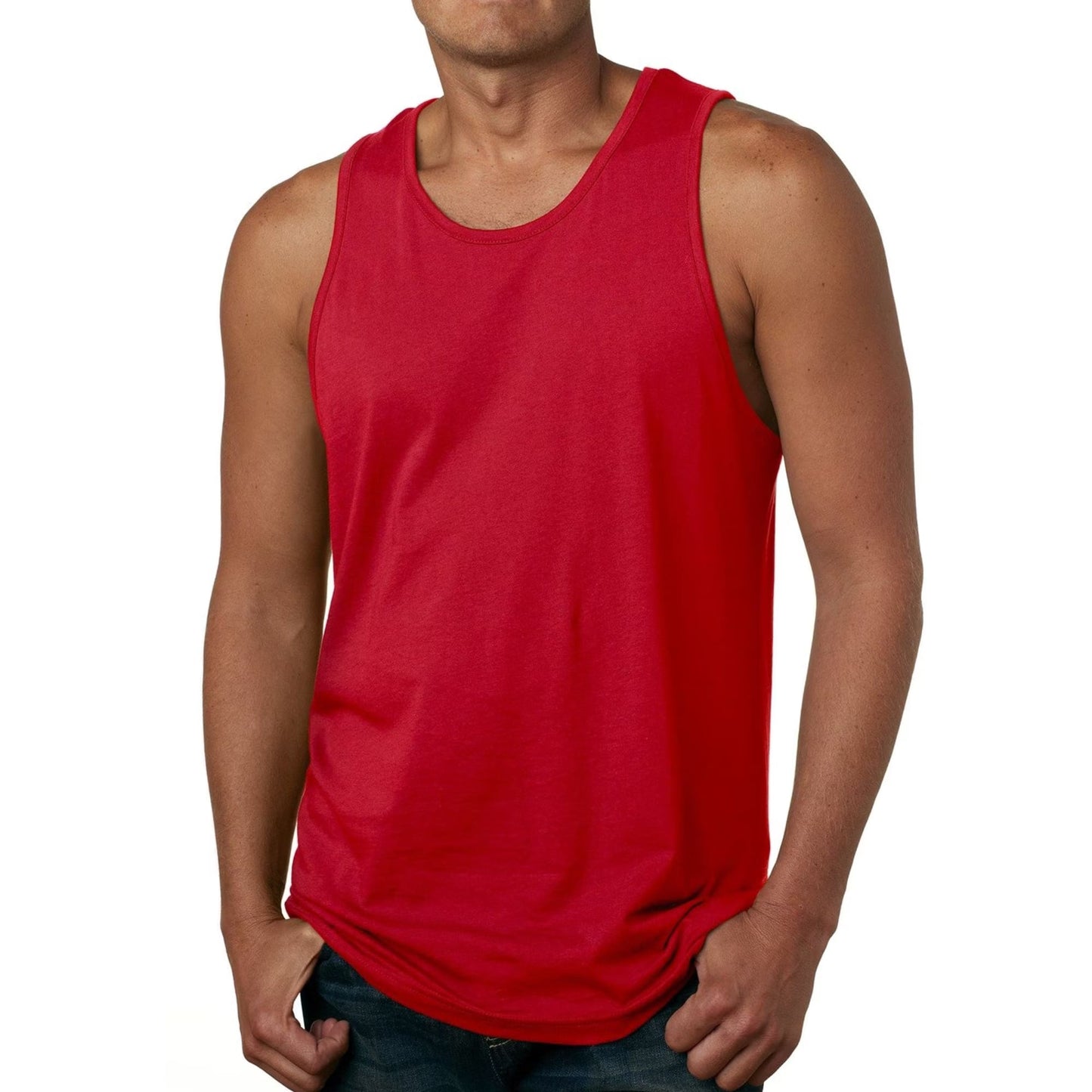Mens Fitness Tank Top Graphic T-shirt-2
