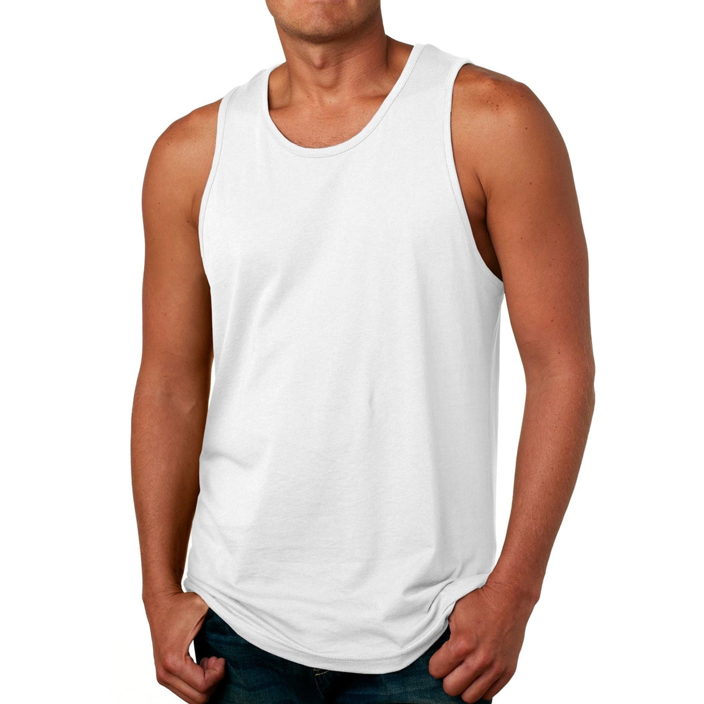 Mens Fitness Tank Top Graphic T-shirt-7