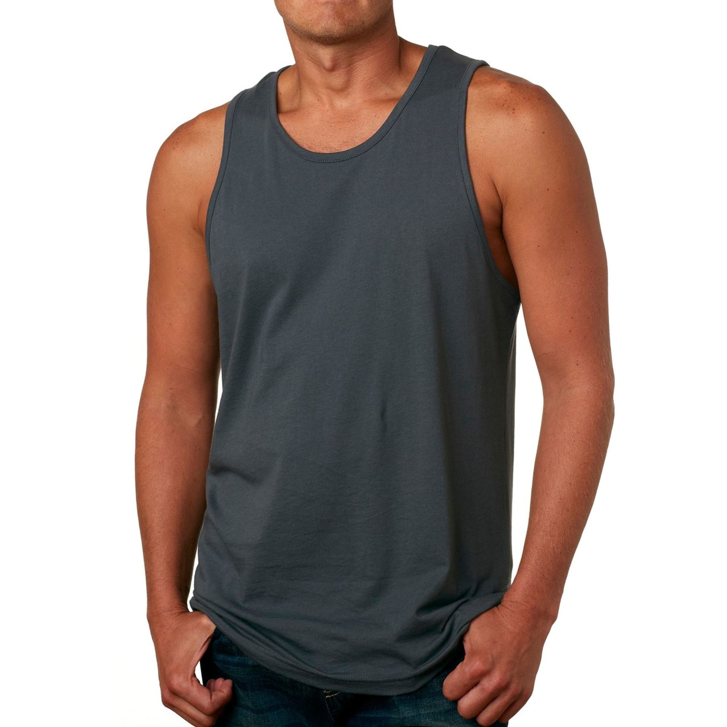 Mens Fitness Tank Top Graphic T-shirt-4